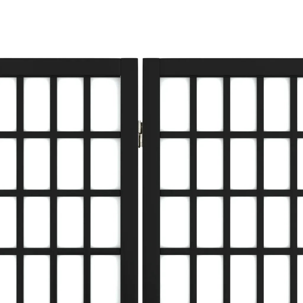 Divisorio Pieghevole 3 Pannelli Stile Giapponese 120x170cm Nero cod mxl 71045