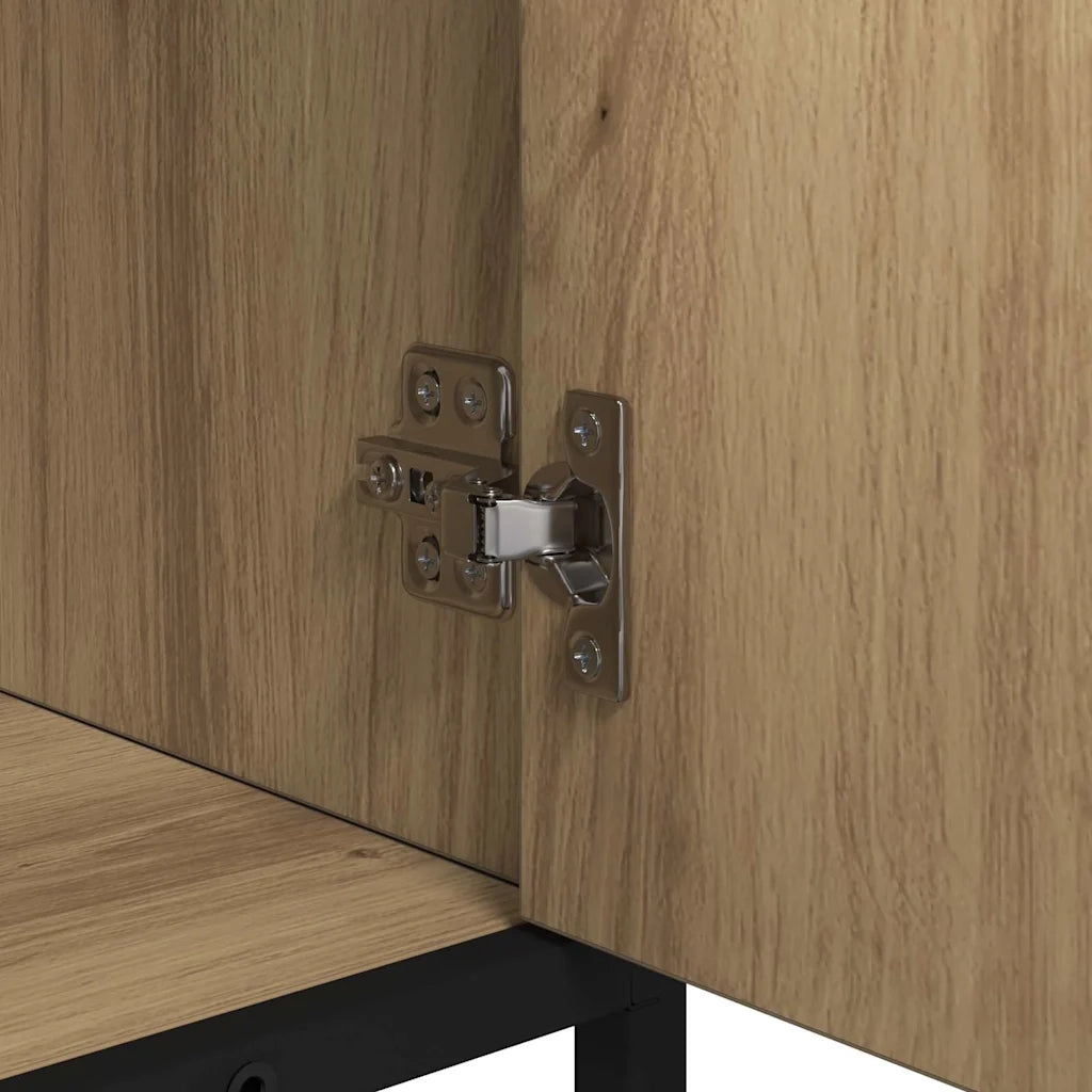 Mobile da Bagno con porta Rovere artigianale 90 x 33 x 60 cm 883618