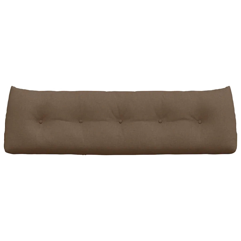 Cuscino per Schiena Marrone 160 x 24 x 50 cm Tessuto 42014532