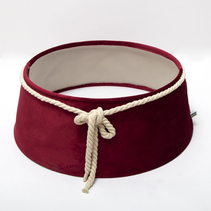 COPRIBASE ALTO ALBERO VELLUTO BORDEAUX 65X53X23CM.