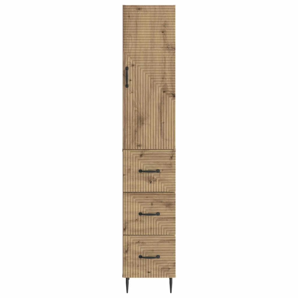 Set di armadi 2 pcs Rovere Artigianale 33 x 34,5 x 90 cm 3416654