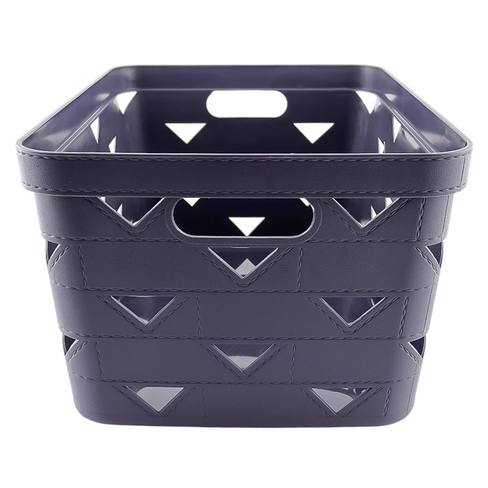 Trade Shop - Cesto Cestino Portatutto Oggetti Organizzatore Rettangolare 34x24.6x17.8cm 10720 -