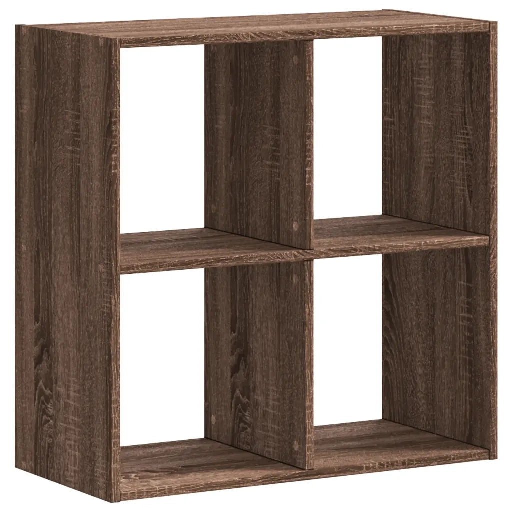 Libreria Rovere Marrone 68,5x32x68,5 cm in Legno Multistrato 852831