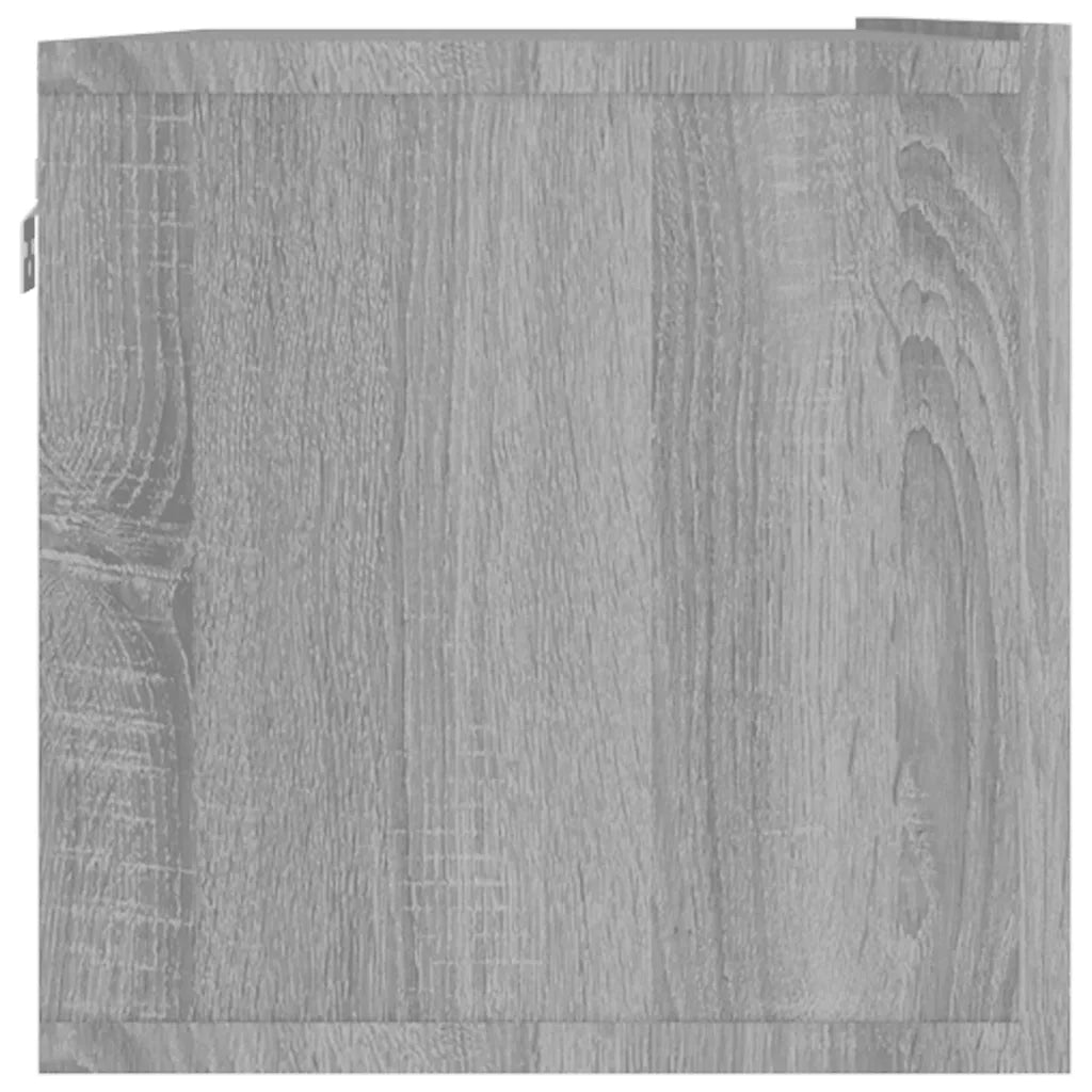 Mobile Muro TV-Mobile per TV a parete Grigio Sonoma 120x30x30cm Legno Ingegnerizzato