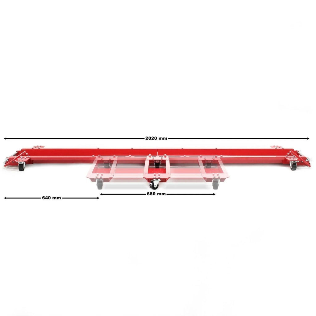 Carrello con ruote per moto fino a 250 kg ausilio alla manovra piastra portamoto 16_0002569