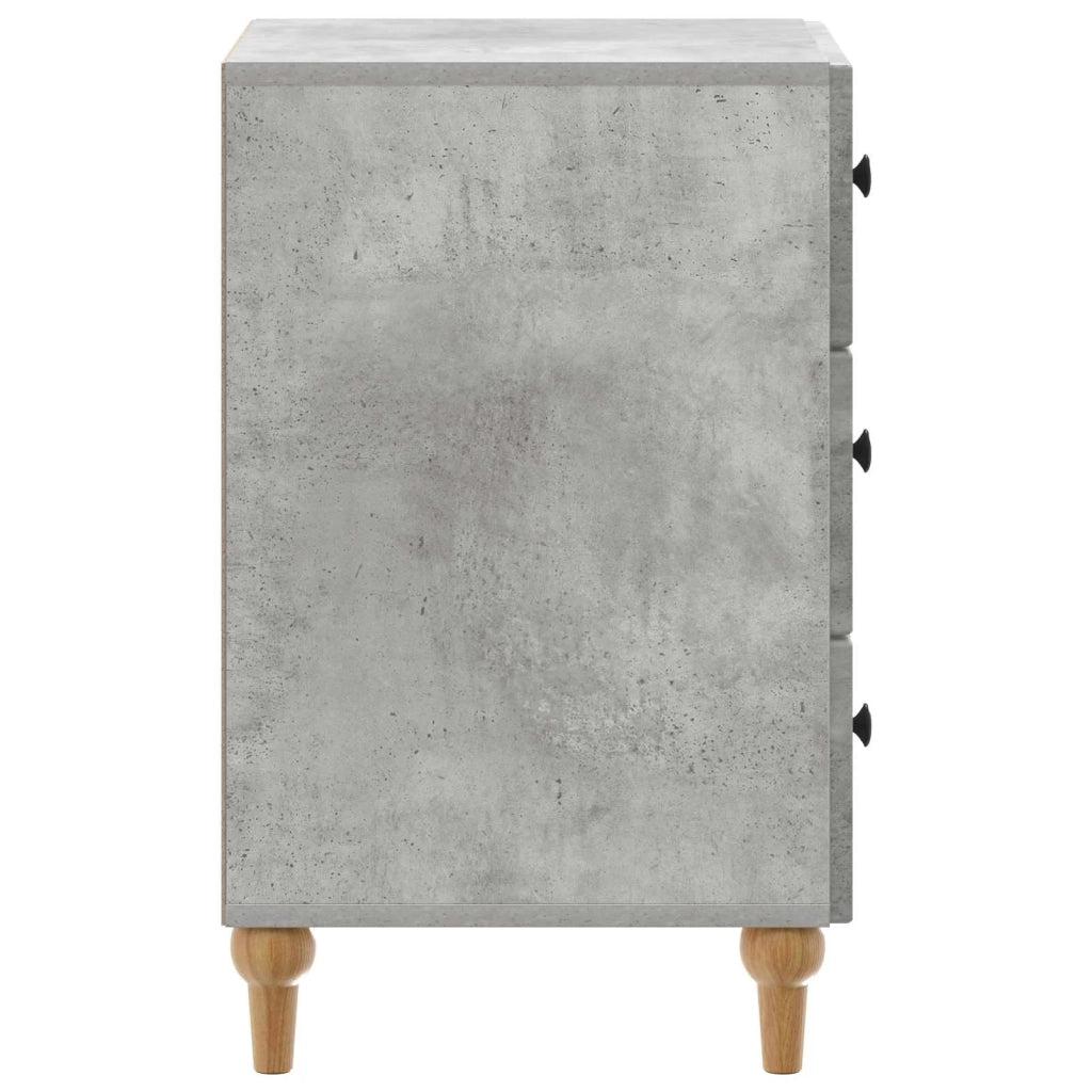 Armadio da Notte con cassetto Grigio Cemento 43x 41 x 66,5 cm 894098