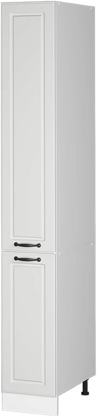 Frontale cucina R-Line, Bianco casa di campagna, 29.6 x 196 cm frontale del mobile per mobile alto estraibile