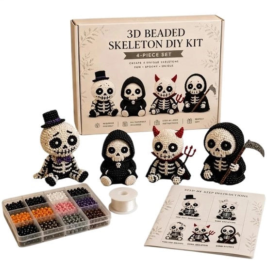 Kit di Creatività 3D a Maglia - Kit di Ricamo a Perle DIY - Kit Creativi Fatti a Mano - Adatto per Adulti/Bambini - Incluso Manuale di Istruzioni - Rafforza la Creatività - Kit di Perle