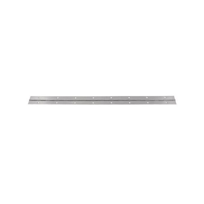 Vigor-blinky 322032 Cerniera a Nastro Flessibile a Metraggio Acciaio Inox 2 mt 32x0.7 mm colore Argentato