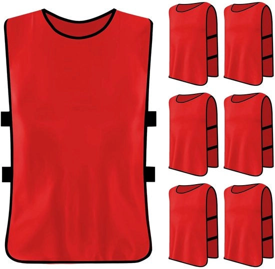 Maglia da allenamento 6 pezzi - Materiale respirante - Disegno leggero - Comodo durante l'allenamento - Libertà di movimento - Adatto per calcio/pallamano/pallanuoto/golf - Maglietta sportiva