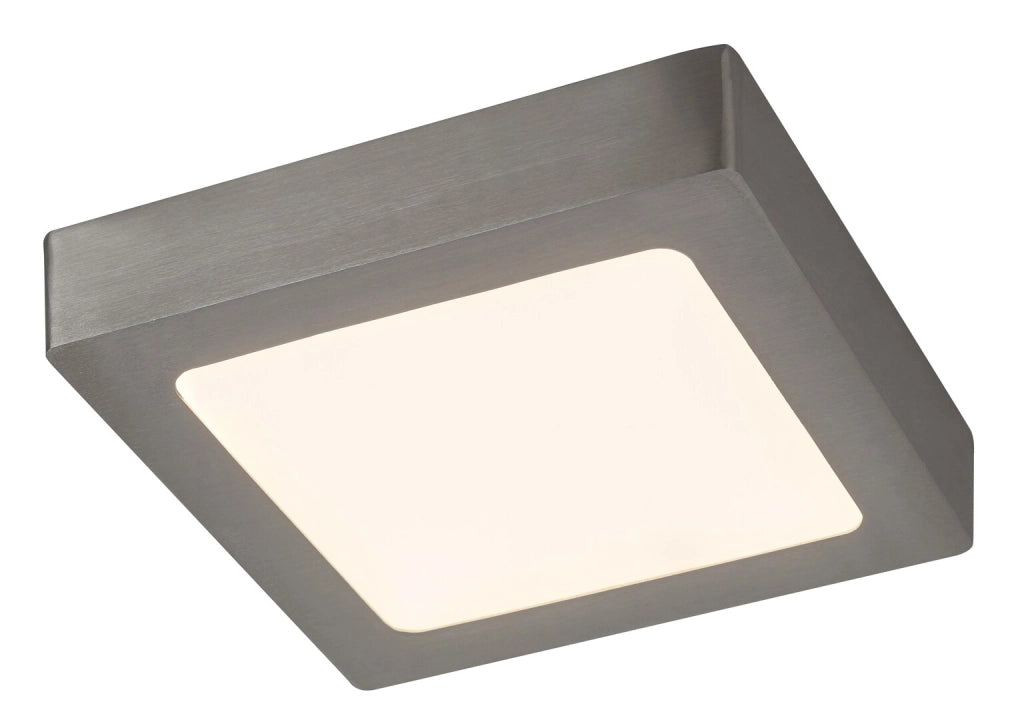 Plafoniera incasso quadrata 17cm LED 12W cromo Rabalux