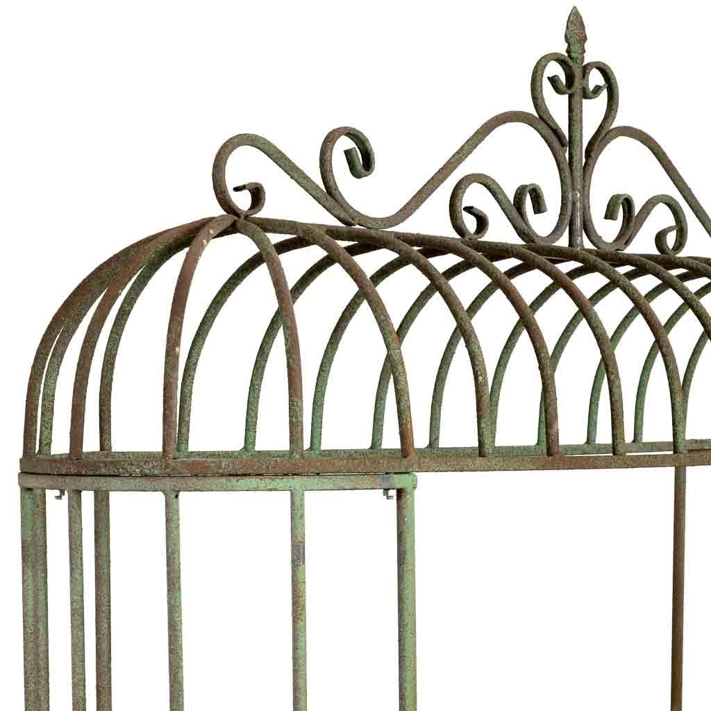 Scaffale a gabbia in ferro invecchiato 120x42x205h cm