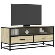 Mobile TV Rovere Sonoma 100x34,5x40cm Legno Multistrato Metallo