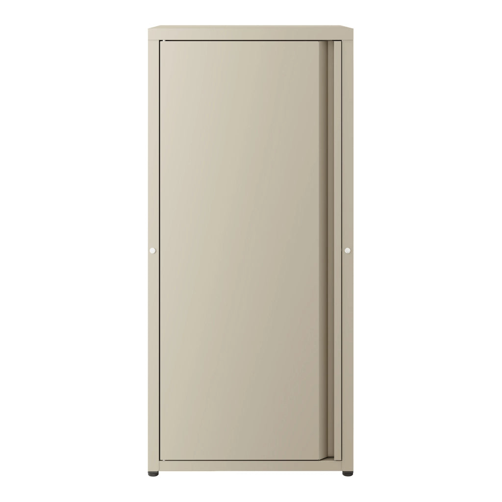 Armadio a Colonna Burlöv in Metallo Mobile per Archivio 88 x 40 x 35 cm Color Cammello [en.casa]