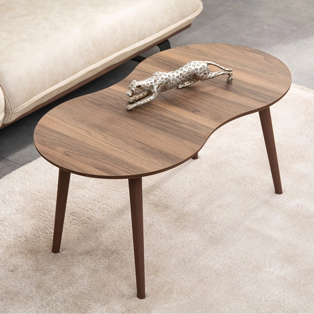 Tavolino in legno "Moon" 99 x 54 x 45 cm - Noce