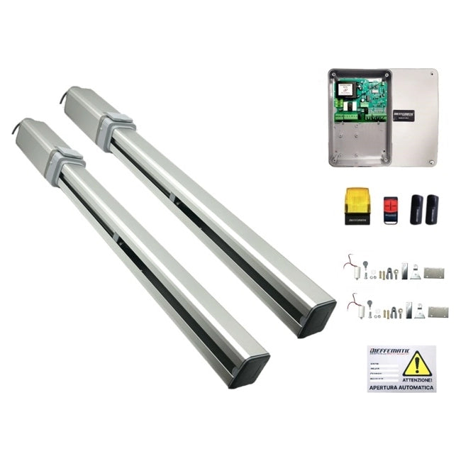 KIT AUTOMAZIONE 230V CANCELLO 2 ANTE BATTENTI IDRAULICO HYDRA CORSA 270