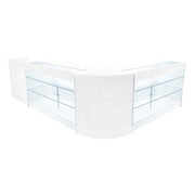 Set Banconi LED Bianco Aries K1500 CM60 TB60 Vetrina Negozio con Serratura