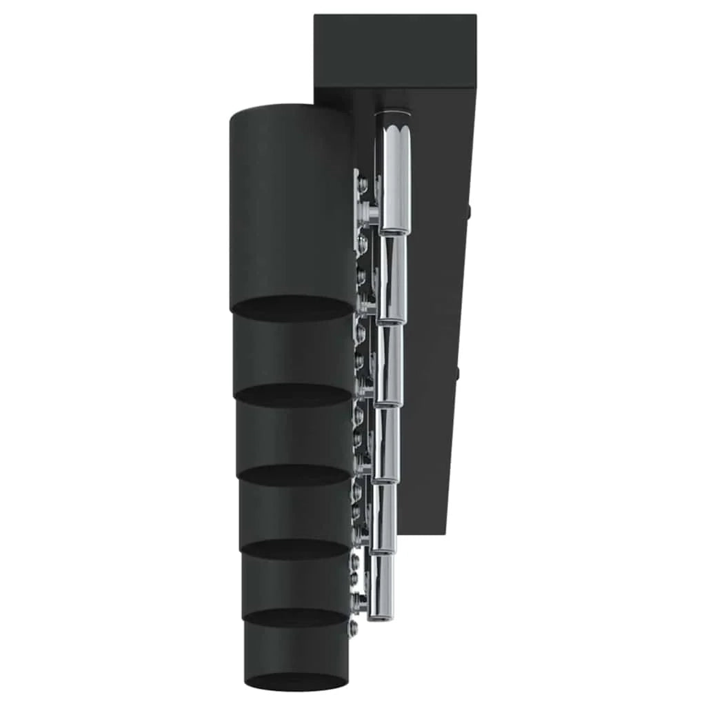 Faretto da soffitto moderno orientabile per interni 73 x 6,5 x 11,5 cm metallo nero 02_0058297