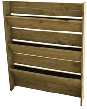 ORTO VERTICALE IN LEGNO A PARETE 80X17XH120 CM