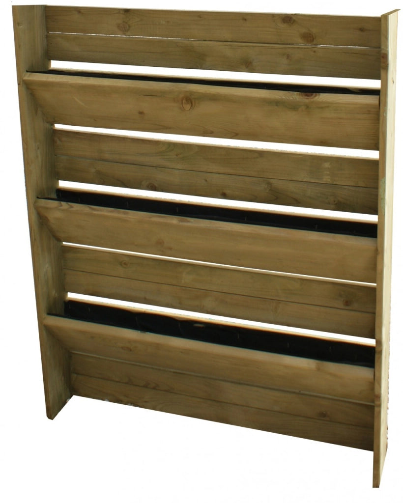 ORTO VERTICALE IN LEGNO A PARETE 80X17XH120 CM