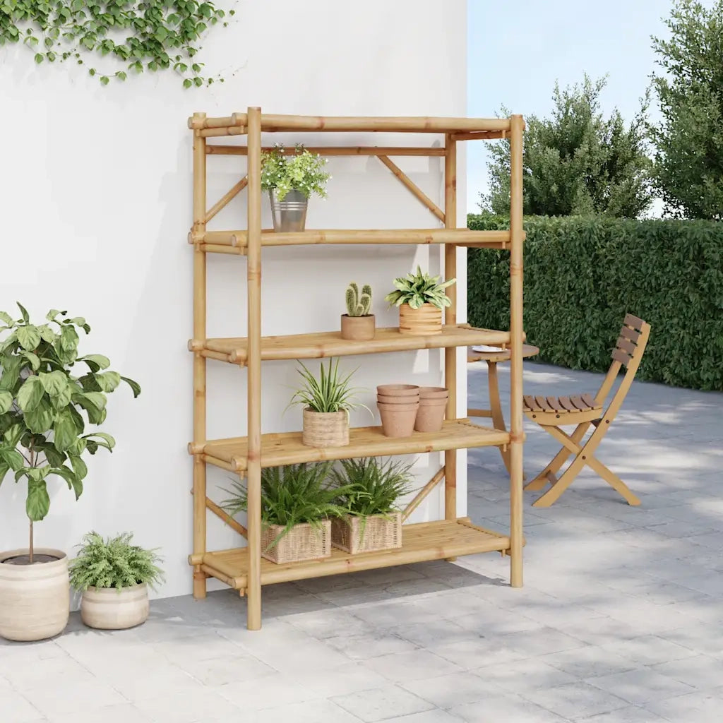 Scaffale 5 Ripiani 100x40x150 cm in Bamb¨´ CFW3346691
