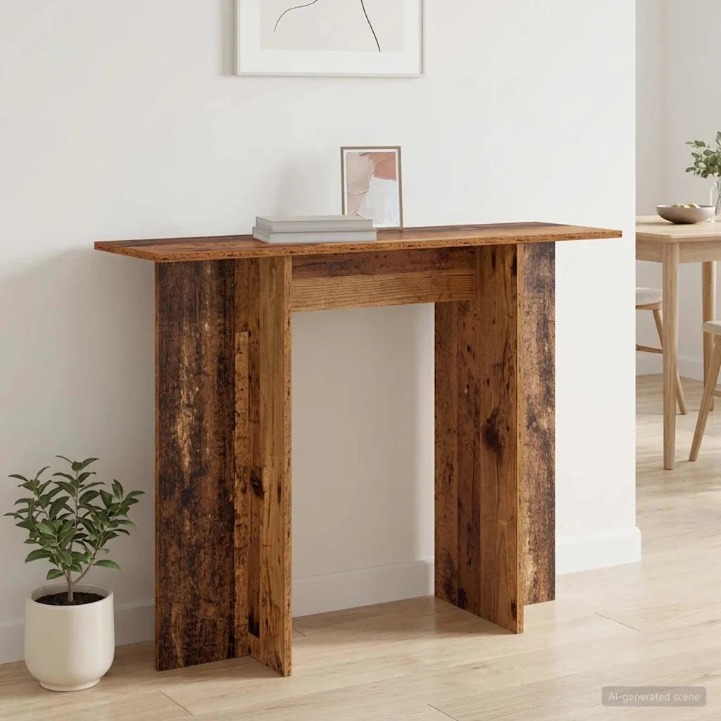 Tavolo consolle Legno antico 100 x 30 x 75 cm