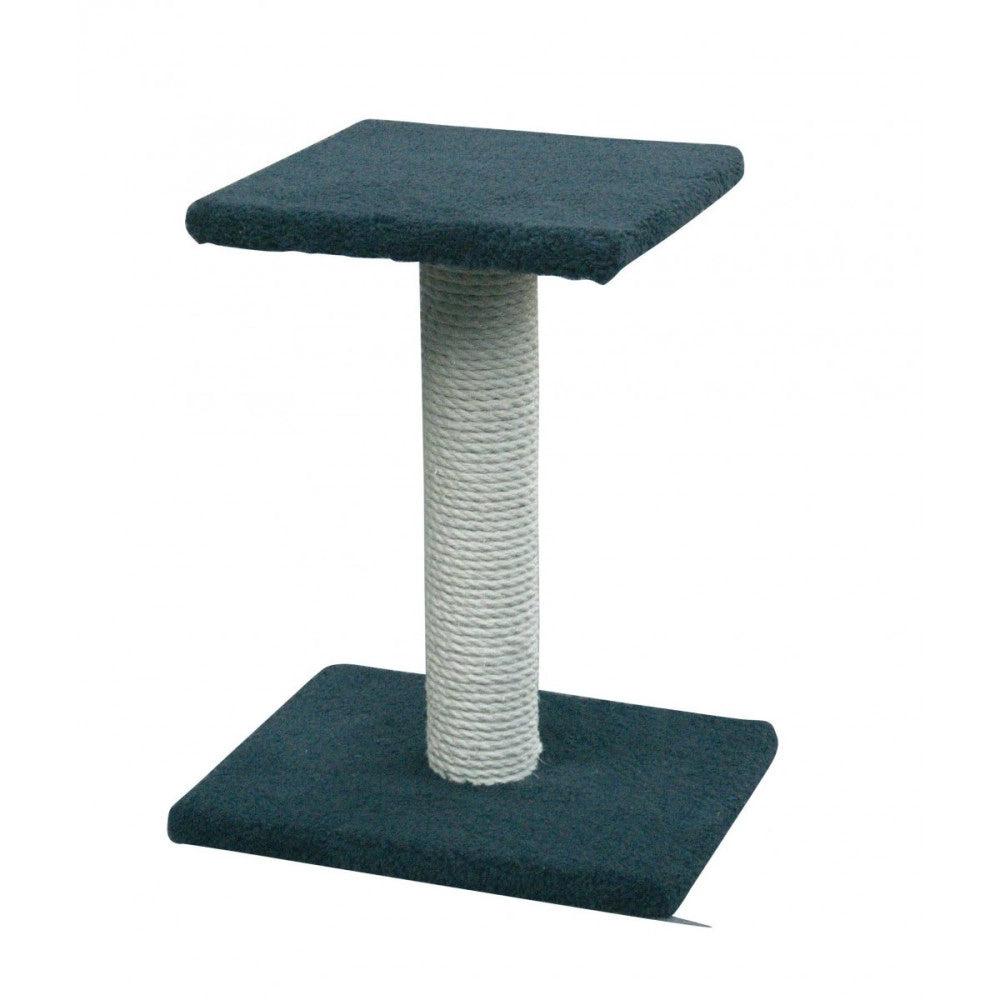 Trade Shop - Tiragraffi Per Gatti Tom Base Stabile Rettangolare Blu Massima Aderenza -