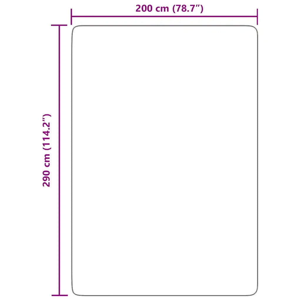vidaXL Tappeto Shaggy a Pelo Lungo NAVARRA Blu Marino 200x290 cm