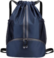 Zak Sportiva Impermeabile - Tas da Sport con Tasca per Scarpe - Borsa da Ginnastica Grande - Borsa da Ginnastica per Viaggi - Borsa da Fitness - Dimensioni 33 x 16 x 48 cm
