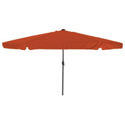Ombrello da giardino Terracotta 395 x 395 x 245 cm Poliestere 42003649