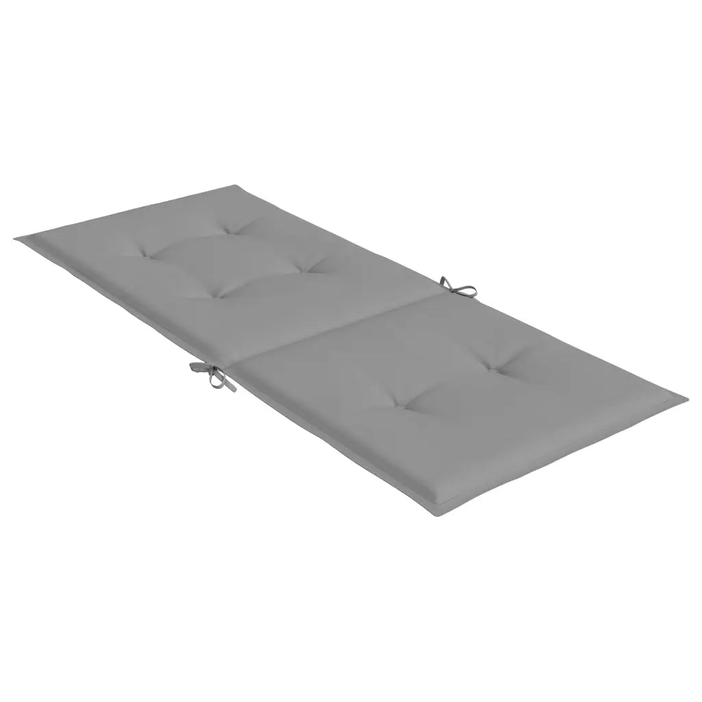 Cuscini per Sedie 2 pz | Cuscini per sedie Grigi 120x50x3 cm in Tessuto
