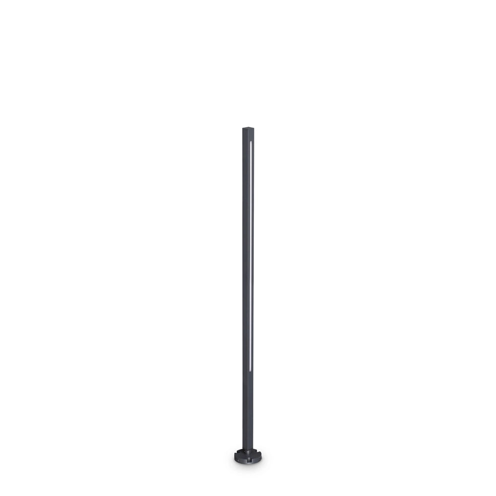 Piantana Moderna Jedi Metallo Antracite Led 19W 3000K Luce Calda
