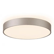 Trade Shop - Plafoniera Rotonda Led 95w Cct 3000k 4000k Lampada 80cm Luce Soffitto Camera 230v - Silver