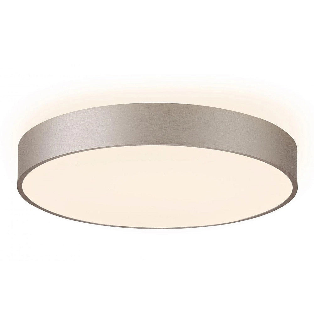 Trade Shop - Plafoniera Rotonda Led 95w Cct 3000k 4000k Lampada 80cm Luce Soffitto Camera 230v - Silver