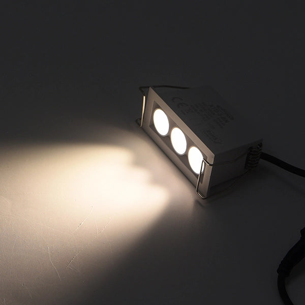 FARETTO LED RETTANGOLARE DA INCASSO 6W PER CONTROSOFFITTI ILLUMINAZIONE NATURALE 4000K - DESIGN MODERNO E RISPARMIO ENERGETICO