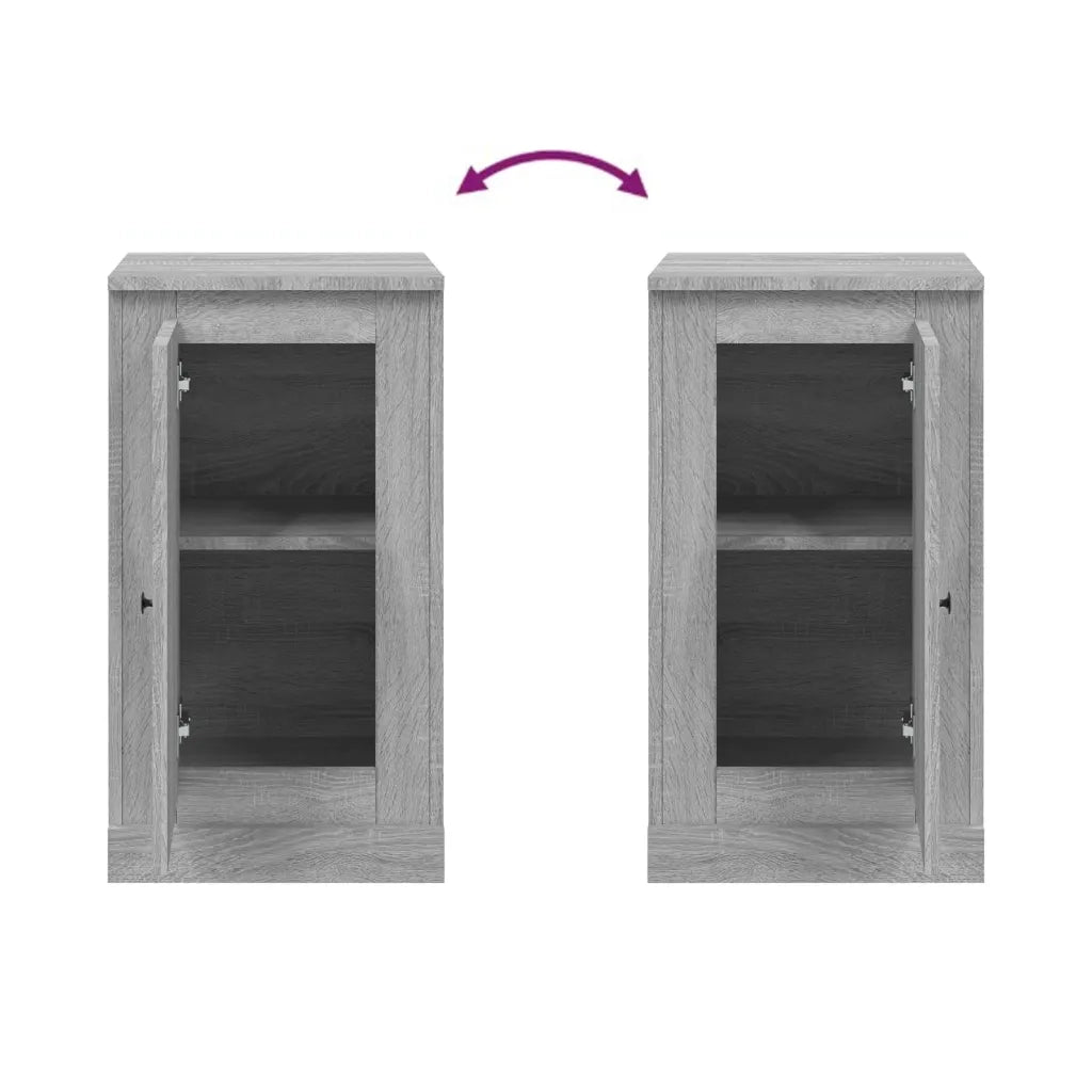 Credenza-Buffet-Armadio da cucina Grigio Sonoma 37,5x35,5x67,5 cm in Legno Multistrato