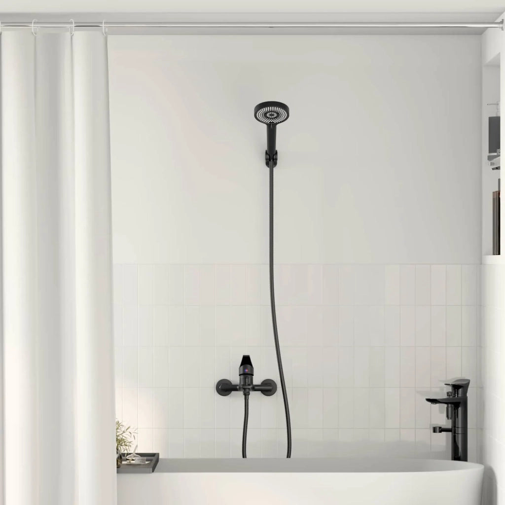 Set di doccia con soffione Nero G 1 / 2 pollici CFW3516587