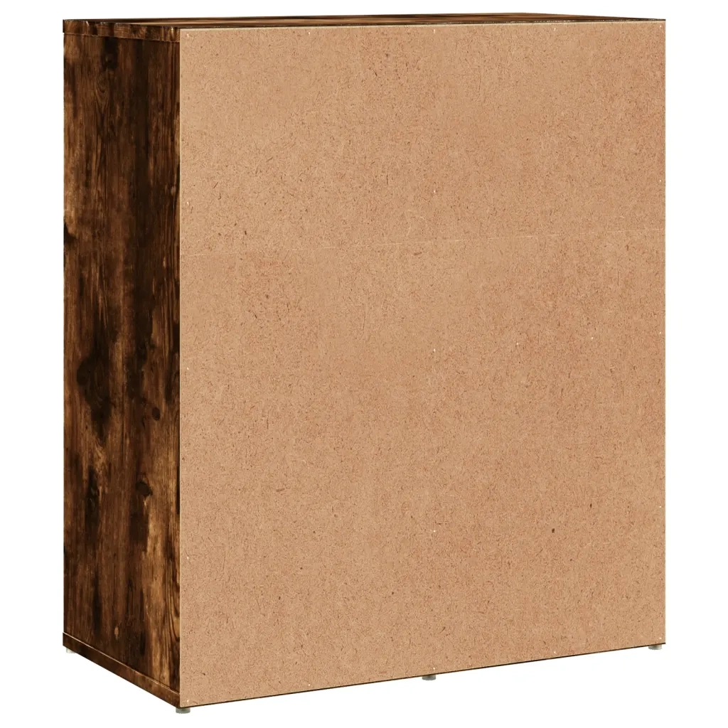 Credenza-Buffet-Armadio da cucina Rovere Fumo 60x31x70 cm in Legno Multistrato 473790