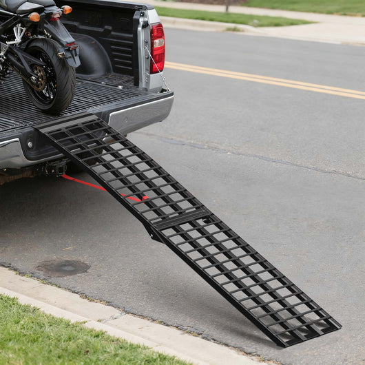 Rampa di carico 274cm 680kg ripiegabile in alluminio per moto e quad Rampa carico moto
