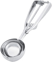 Set di Cucchiai per Gelato da 2 - Acciaio Inossidabile - Manico Ergonomico - Ideale per Gelato/Sorbetto/Melone - Facile da Pulire - Diametro 6 cm - Set di Cucchiai per Gelato