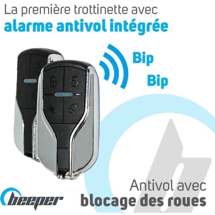 Monopattino elettrico con allarme 10 Pollici - BEEPER - MAX FX10-G2-8 - 500W - 48V - 8Ah