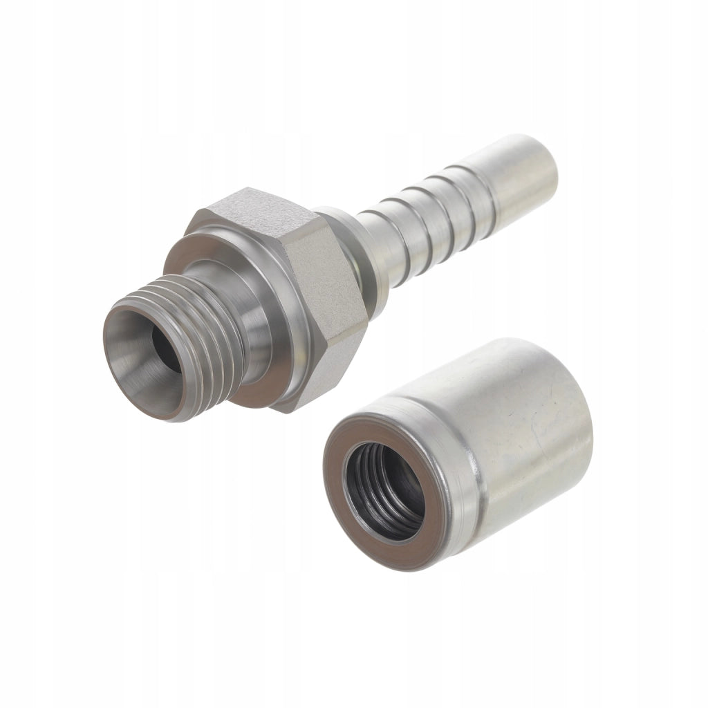 Raccordo per Tubo Alta Pressione G1/4 M DN6 – Acciaio 12,3 x 16 x 27 mm | Compatibile con Idropulitrici