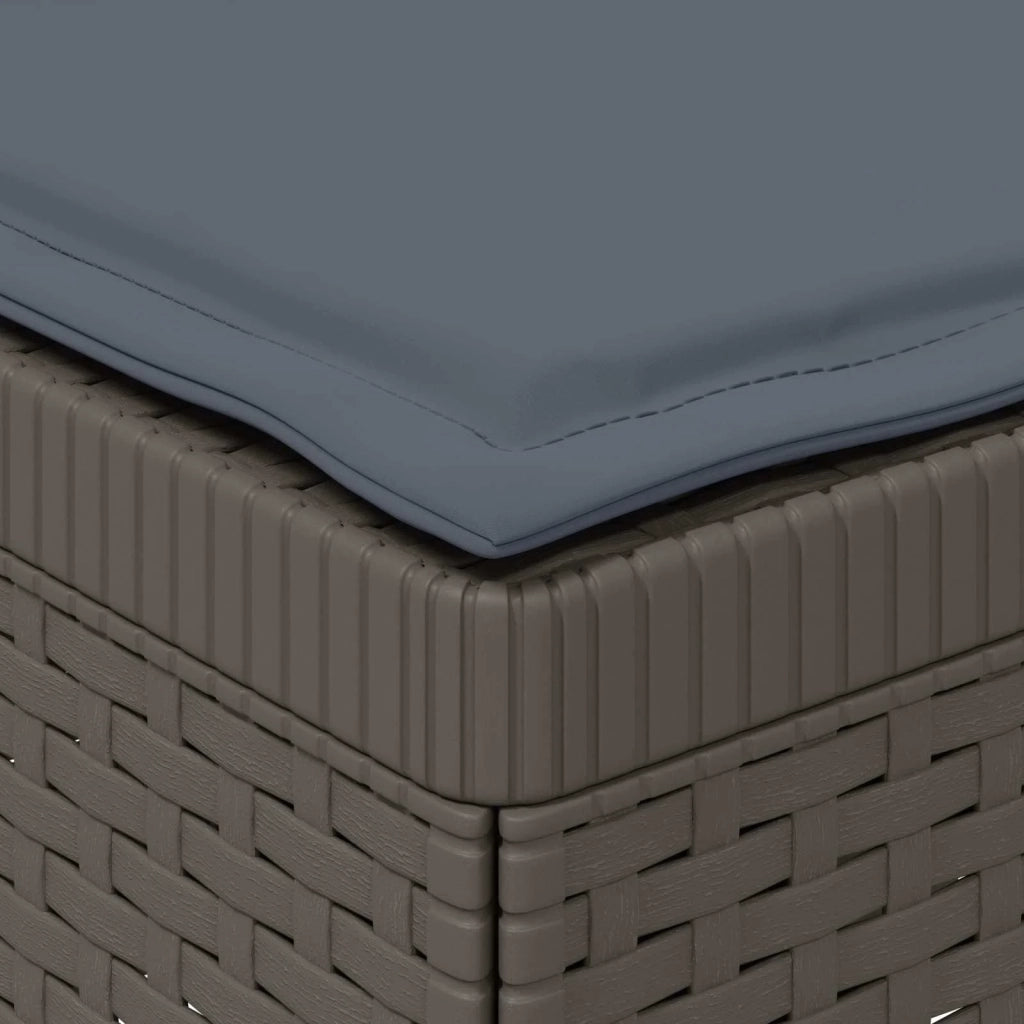 Divano da esterno-Divano da Giardino a 2 Posti con Cuscini Aspetto Rattan PP 405597