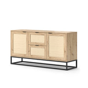 Vicco Credenza Marrone 40 x 72.5 cm con 2 porte e 2 cassetti