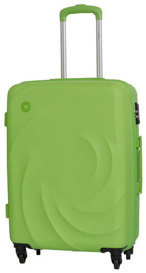 Trolley Valigia Media Rigida in ABS 4 Ruote TSA Ravizzoni Estasi Verde