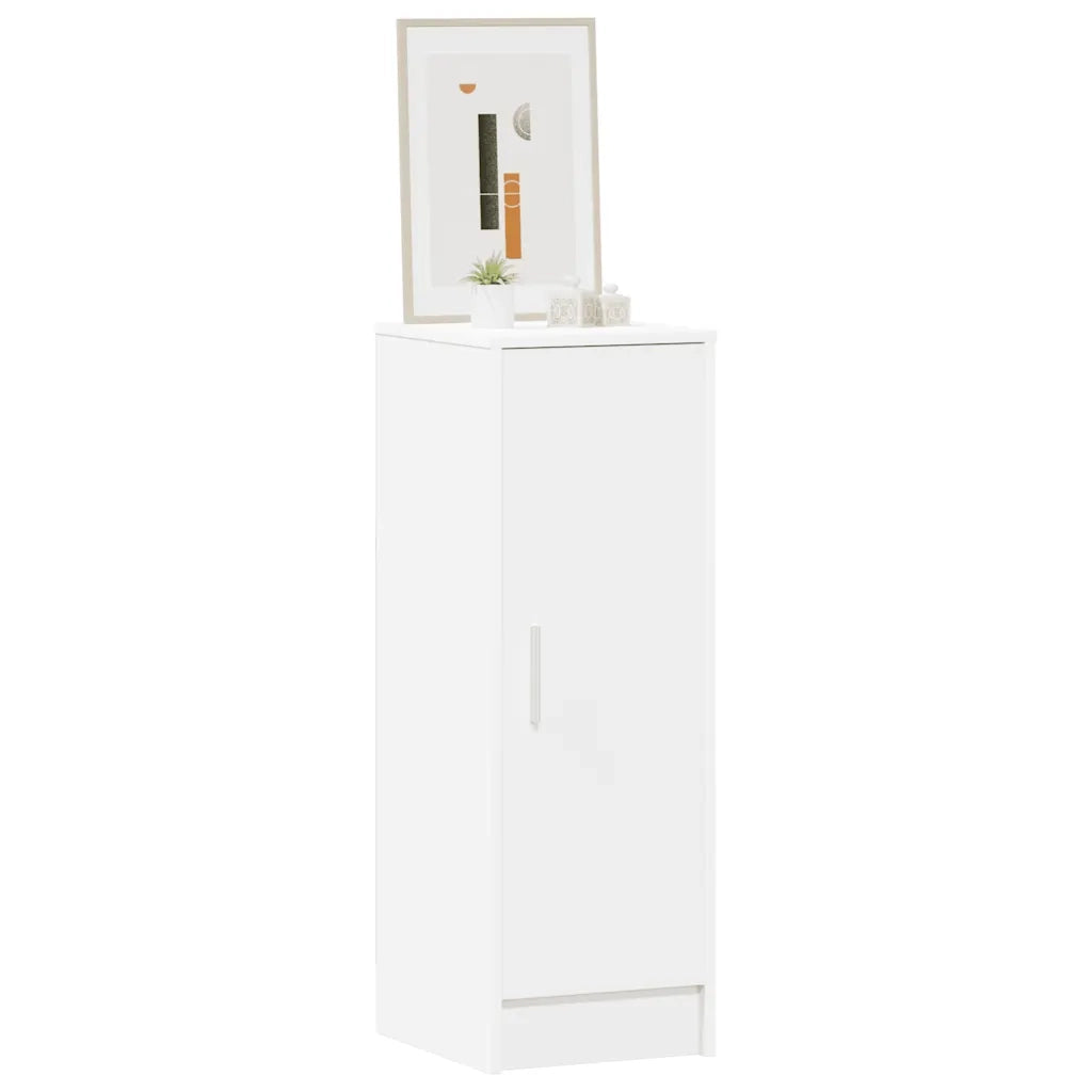 Scarpiera Bianca 32x35x92 cm in Truciolato 808972