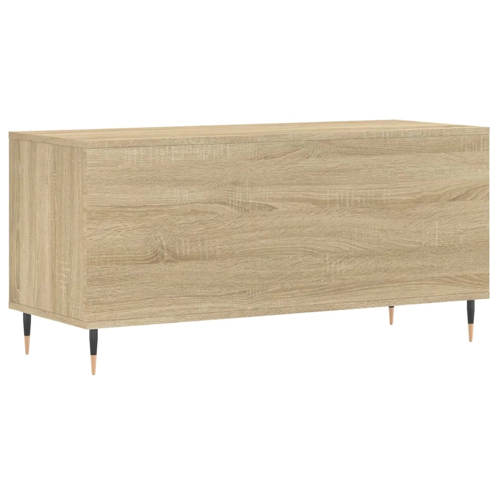 Mobile Porta Dischi Rovere Sonoma 100x38x48cm Legno Multistrato CFW5407288