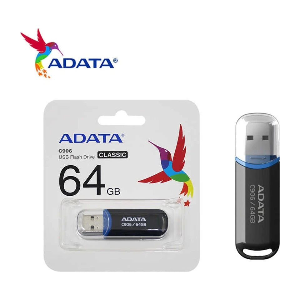 Chiavetta USB ADATA C906 da 64 GB USB Tipo-A 2.0 Nero