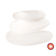 Lampada vaso luminoso in resina 75x62 cm  Led Luce Rossa mod. Eden Pot Bright
