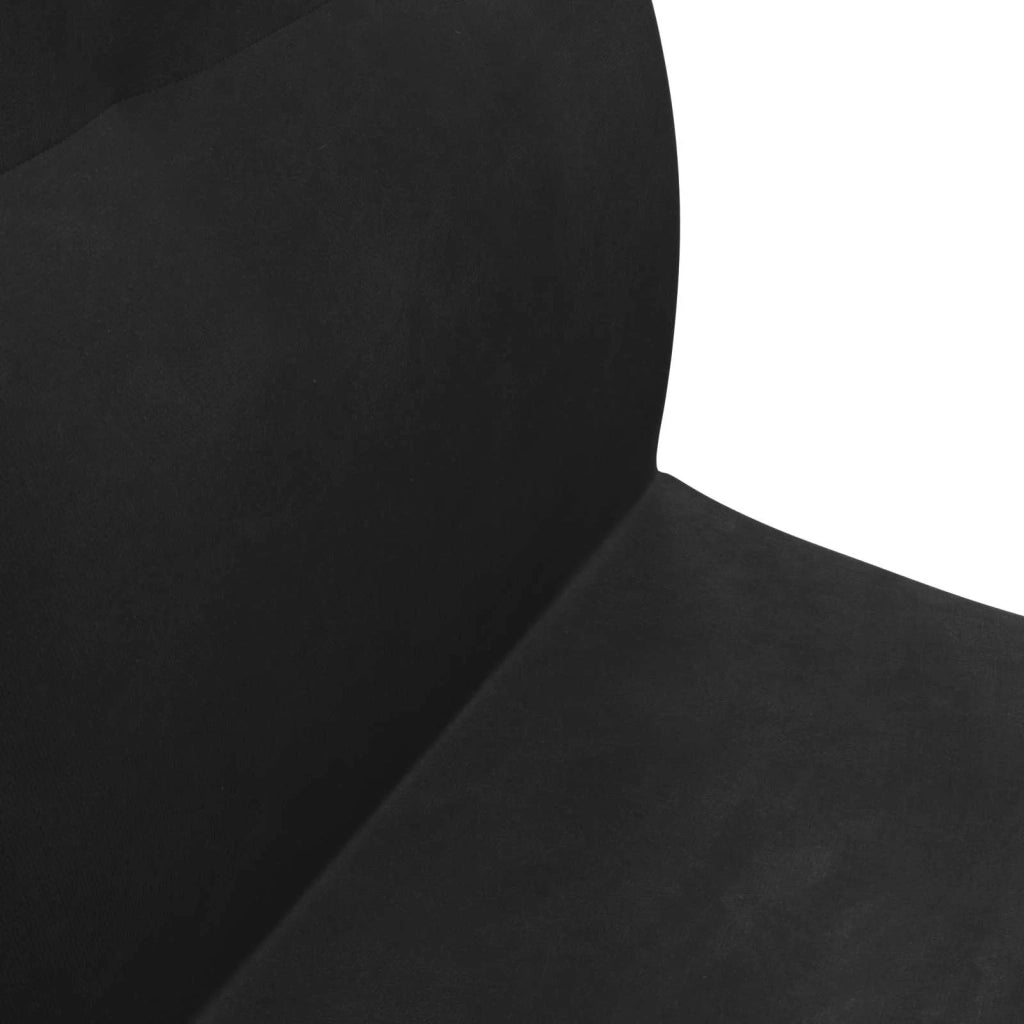 Sedia a pavimento regolabile Nero Velluto